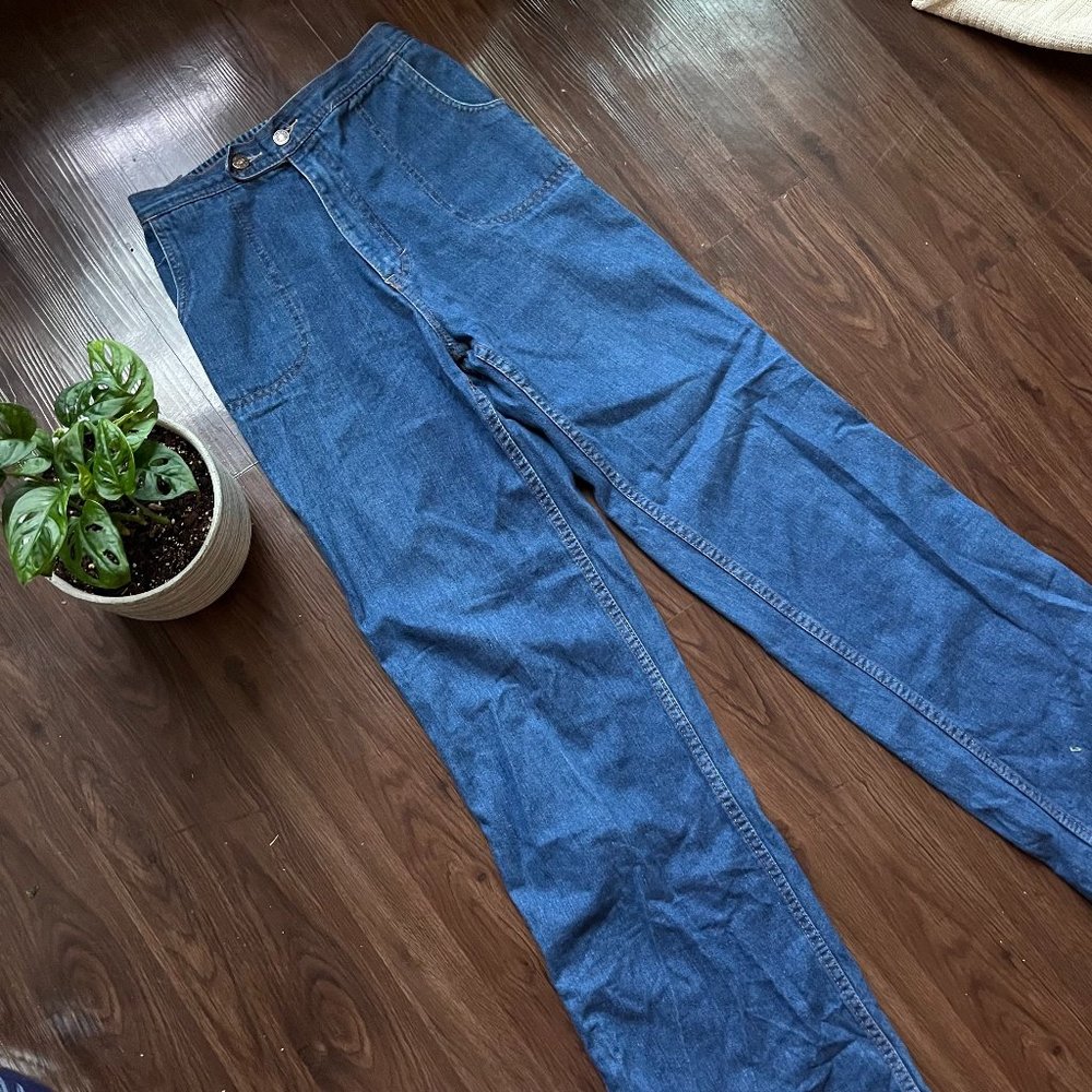 Vintage Jean Machine Wide Leg Disco Jeans